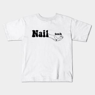 Nail tech  Gift for Women's  spring nails Kids T-Shirt